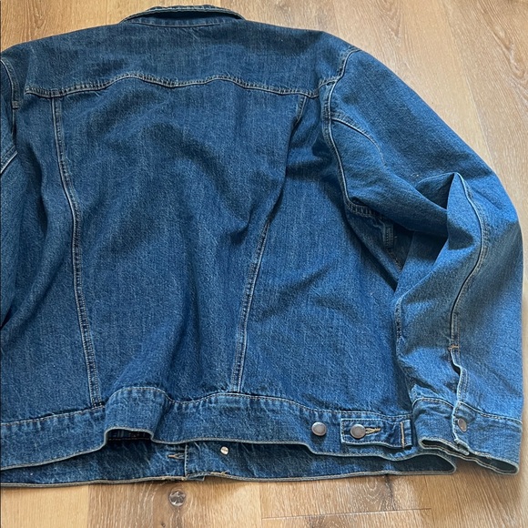 Wrangler Authentic Western Blue Denim Jacket XXL - Picture 10 of 12